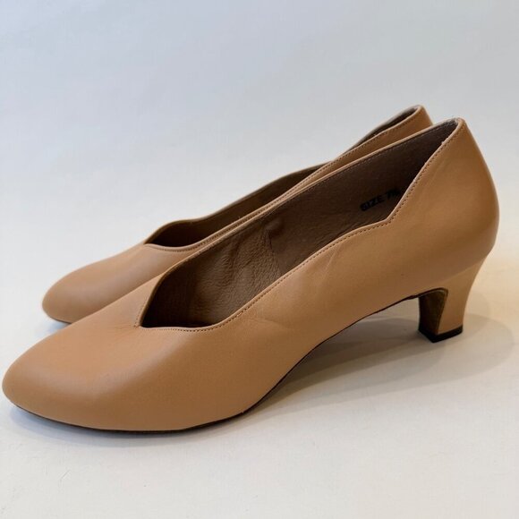 Freed Of London Shoes - Freed of London Leather Ballroom Dance Heels Women’s Size 7.5 UK Nude